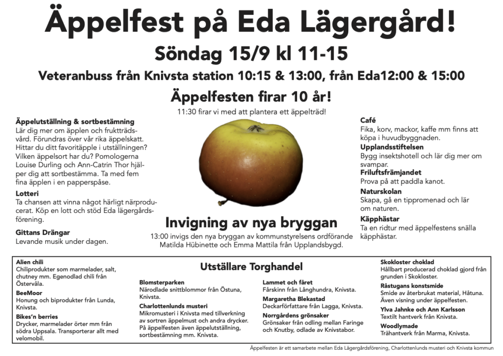 Program för äppelfesten